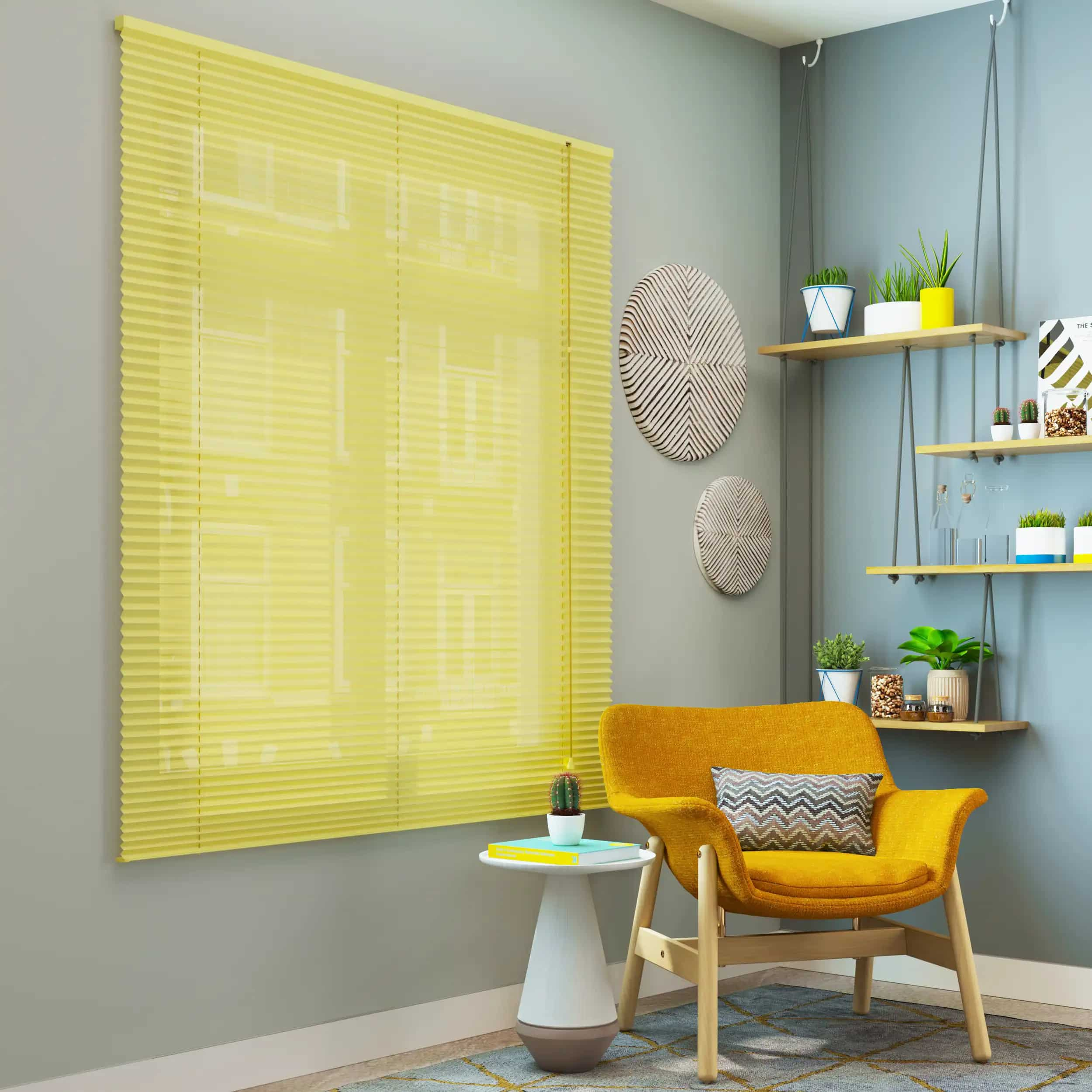 Pleated Blinds - Yellow1.jpeg